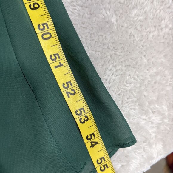 Azazie Millie Dark Green Chiffon Bridesmaid Maxi Dress A12 NWT Wedding Formal - Picture 13 of 15